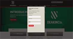 Desktop Screenshot of deakinprime.com